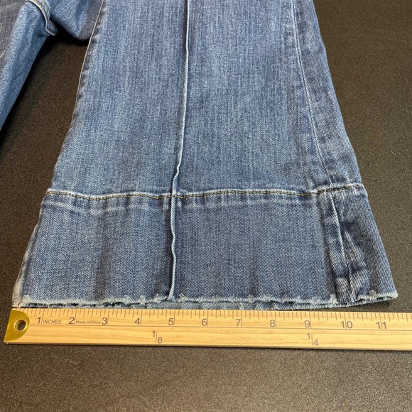 Vigoss Marley Flare Whiskered Jeans Blue Medium Wash Denim Womens Size 33 - Picture 14 of 14